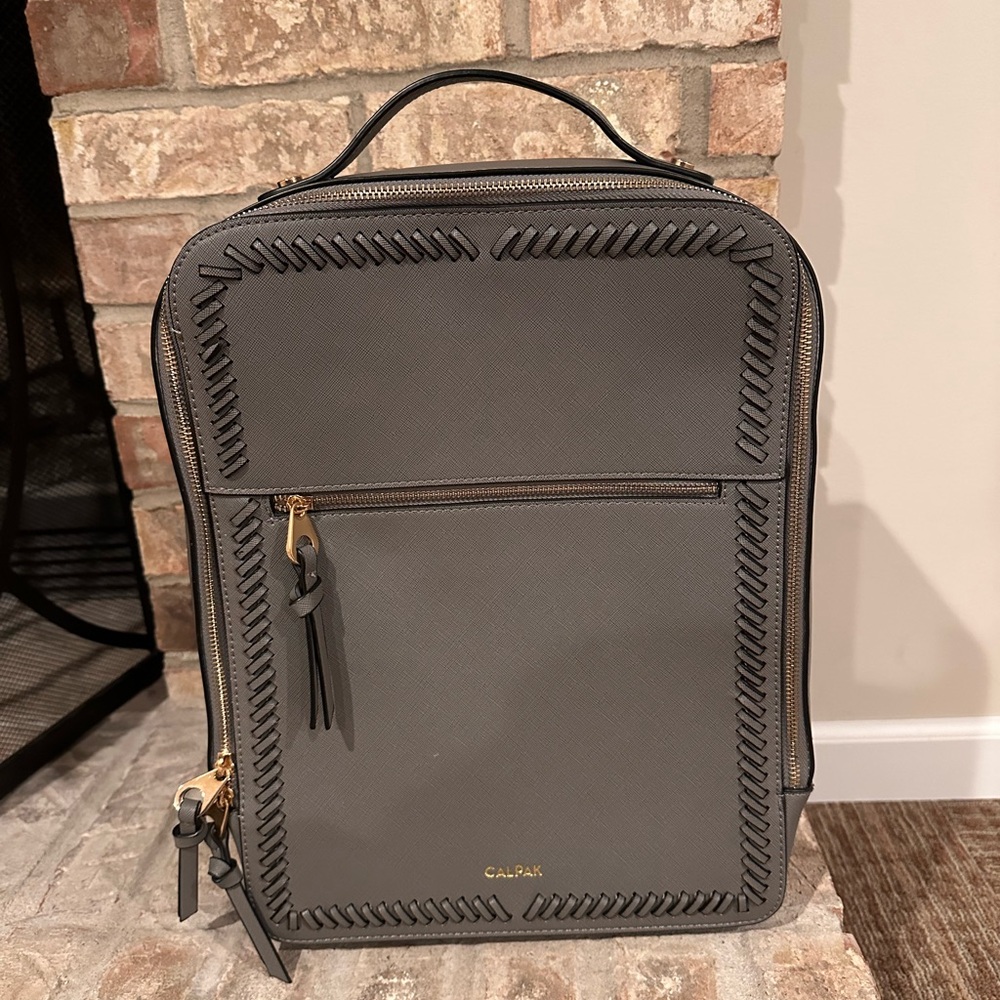 CalPak Gray 15 inch Laptop backpack